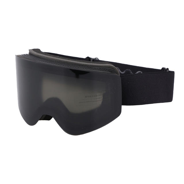 定制男女登山雪地防护单板装备双层防雾磁吸换片大柱面套近视滑雪镜