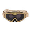 3.5mm Hard Coated Anti Fog Interchangeable Tactical Shooting Goggles