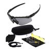 Windproof Interchangeable Anti Impact Shooting Safety Glasses