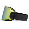 Full Protection Rimless Design Cylindrical Mirrored OTG Ski Goggles