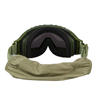 3.5mm Hard Coated Anti Fog Interchangeable Tactical Shooting Goggles