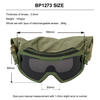 2.5mm Tactical Lenses Explosion Proof Ballistic Shatterproof Goggles