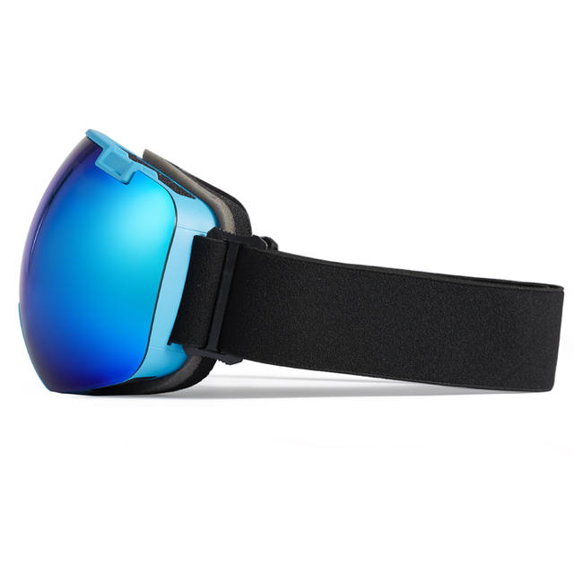 Dual Anti Fog Lens Soft Triple Face Foam Spherical Snowboard Goggles